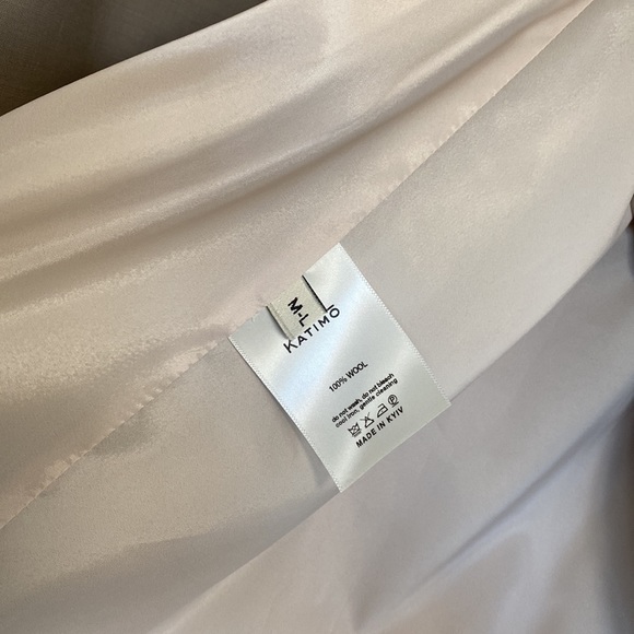 Wool Suit Collarless Jacket Tailored Trousers - Picture 14 of 16